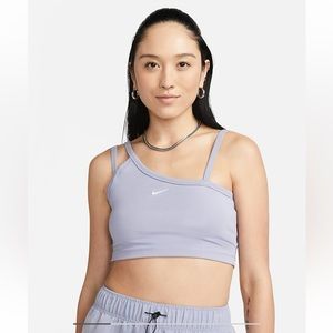 Nike asymmetrical crop tank S haze/oxygen purple